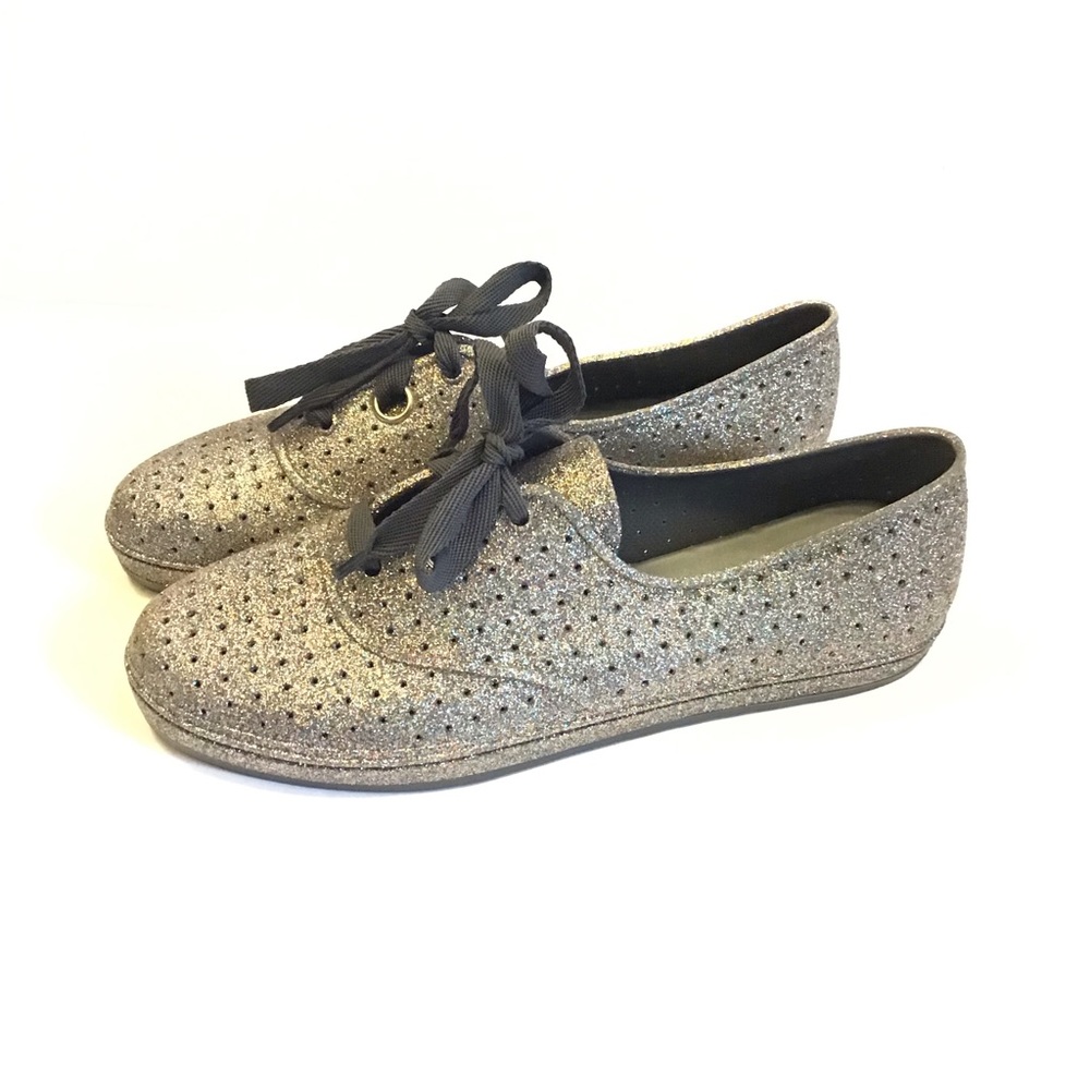 MEL BY MELISSA | Glitter Perforated Shoes
